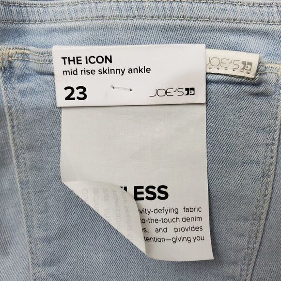 Joe's Jeans Lois The Icon Mid Rise Skinny Ankle Denim 23 NEW - Picture 7 of 9